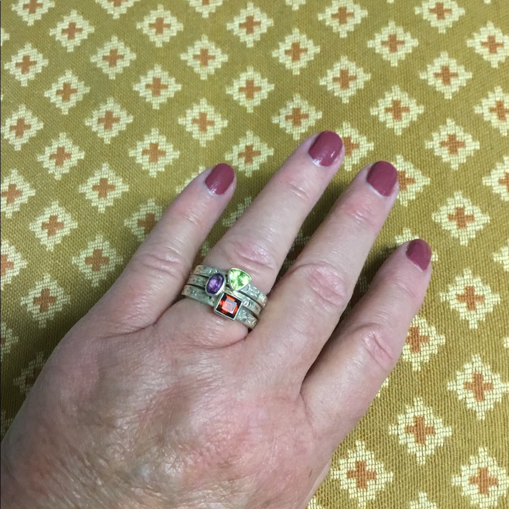 Ss Amethyst Ring - image 5